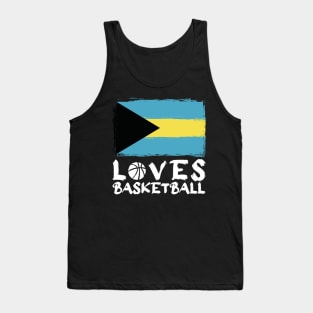 Bahamas Loves Basketball Tank Top